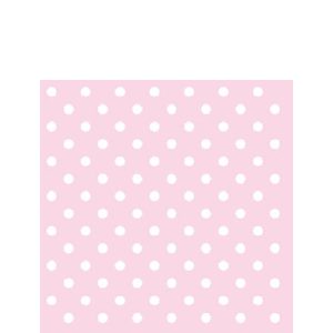 Cocktail Napkin - Pastel Dots ROSE
