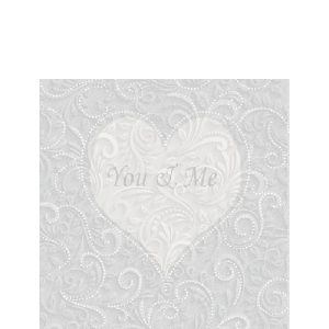 Cocktail Napkin - You & Me CHAMPAGNE