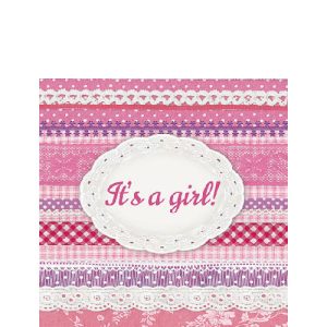 Cocktail Napkin - It's A Girl