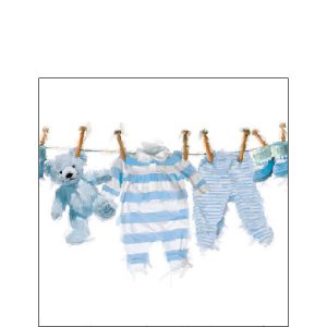 Cocktail Napkin - Baby Boy Clothes