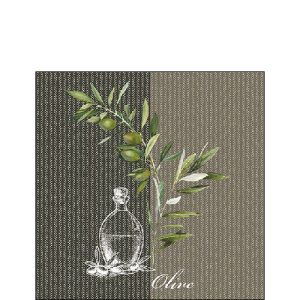 Cocktail Napkin - Oil And Olives