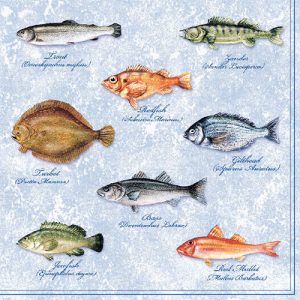 Lunch Napkin - Fishes