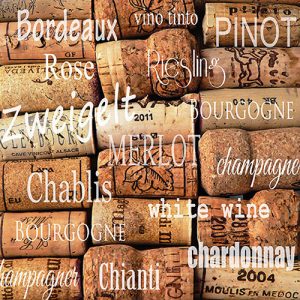 Lunch Napkin - Wine Corks