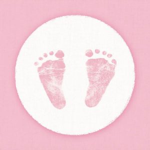 Lunch Napkin - Baby Steps GIRL