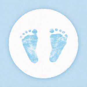 Lunch Napkin - Baby Steps BOY