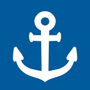 Lunch Napkin - Navy BLUE NEG