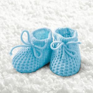 Lunch Napkin - Baby Boy Booties
