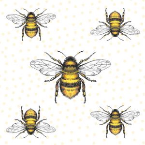 Lunch Napkin - Flying Bees