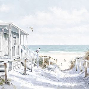 Lunch Napkin - Beach Cabin