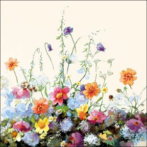 Lunch Napkin - Summer Breeze Cream