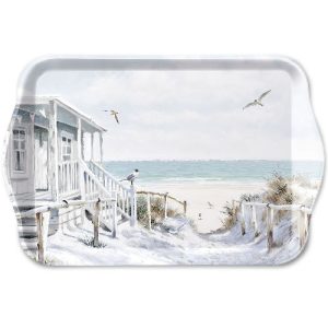 TRAY - Beach Cabin (13 x 21 cm)
