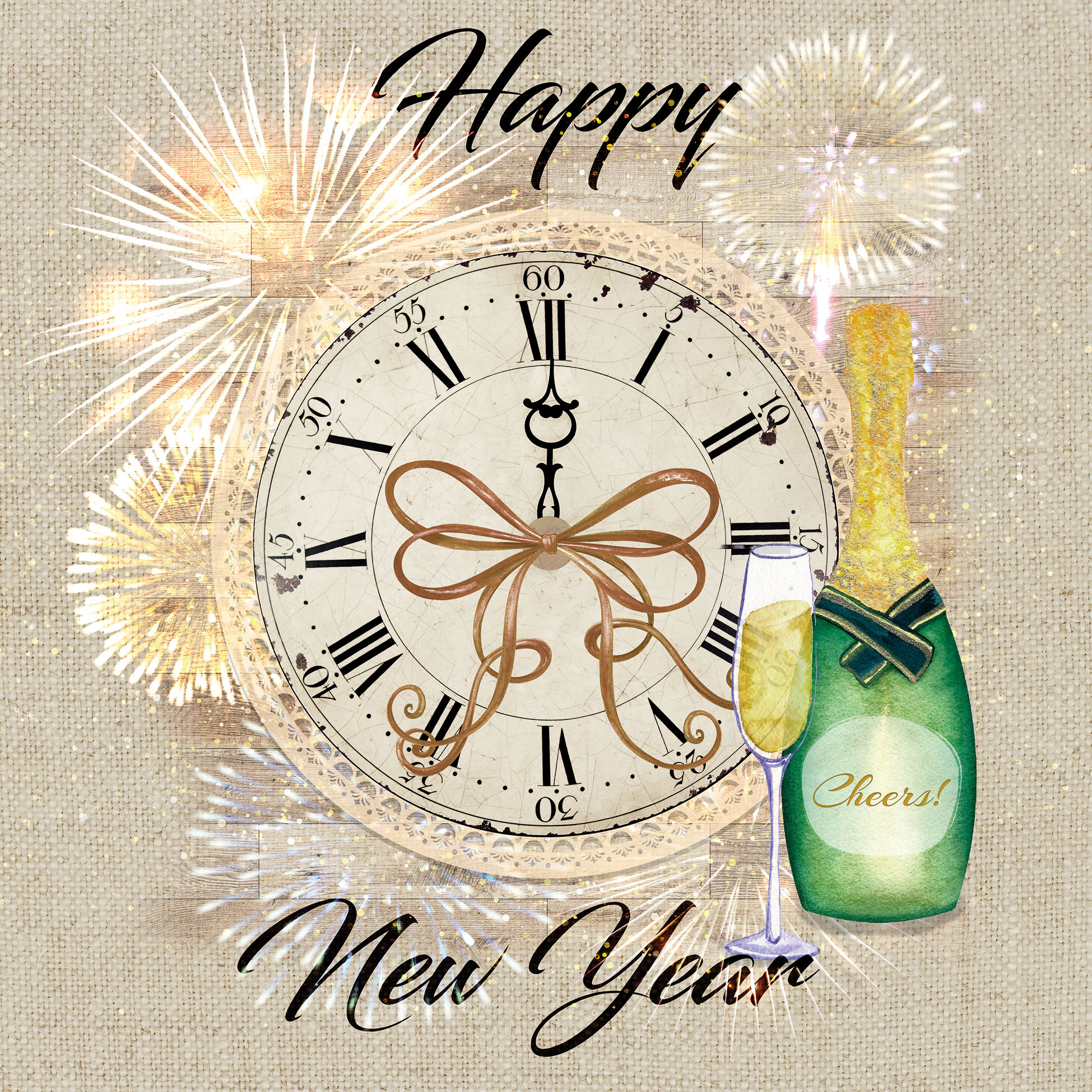 Lunch Napkin - Happy New Year