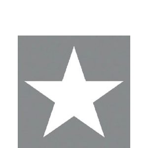 Cocktail Napkin - Star GREY