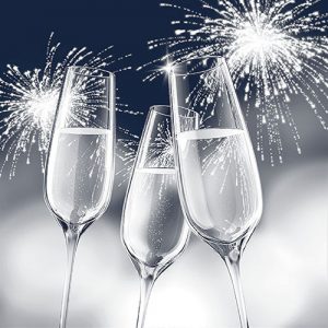 Lunch Napkin - Celebration BLUE