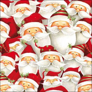 Lunch Napkin - Funny Santa