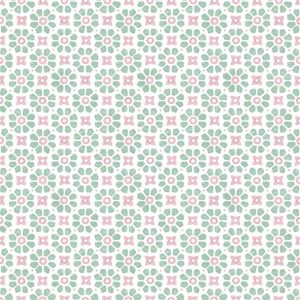 Lunch Napkin - Laureen GREEN/ROSE