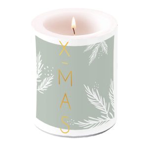 Candle LARGE - X-MAS GREEN