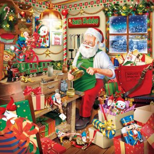 Lunch Napkin - Santa's workshop