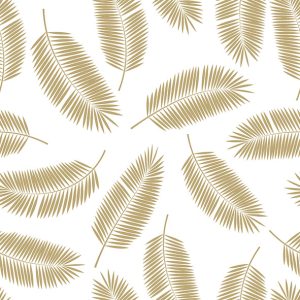 Lunch Napkin - Palm Leaves GOLD