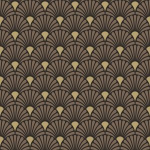 Lunch Napkin - Art Deco BLACK-GOLD