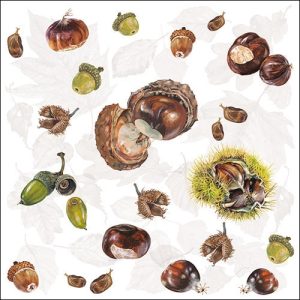 Lunch Napkin - Chestnuts