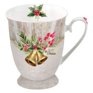 MUG (Fine Bone China) - Christmas Bells (250 mL)