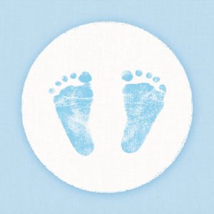 Cocktail Napkin - Baby Steps BOY