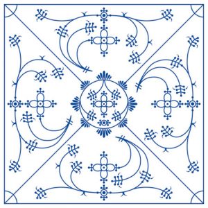 Cocktail Napkin - Indisch Blau