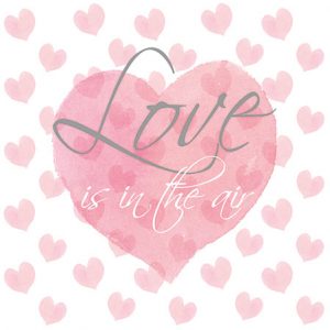 Cocktail Napkin - Love Letters