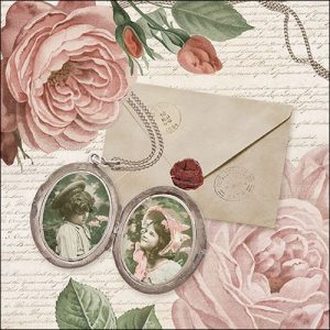 Lunch Napkin - Photo Medaillon