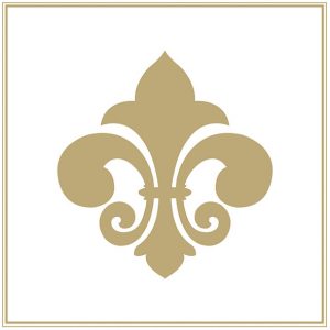 Lunch Napkin - French Lily GOLD
