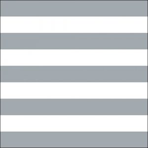 Lunch Napkin - Five Stripes GREY
