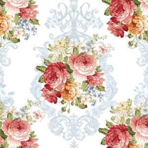 Lunch Napkin - Sara BLUE