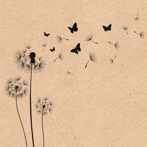 Lunch Napkin - Blowing Away (RECYCLED)