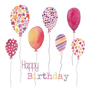 Lunch Napkin - Birthday Balloon