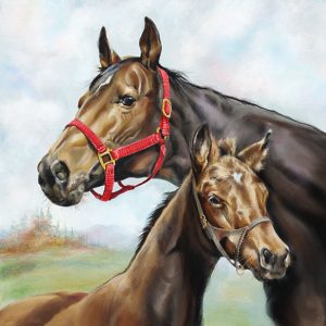 Lunch Napkin - Horse Love