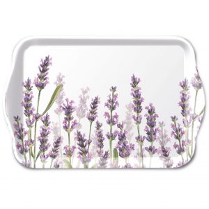 TRAY - Lavender Shades WHITE (13 x 21cm)