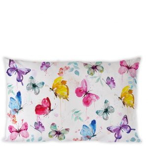Cushion (Cover) - Butterfly Collection WHITE (30 x 50 CM)