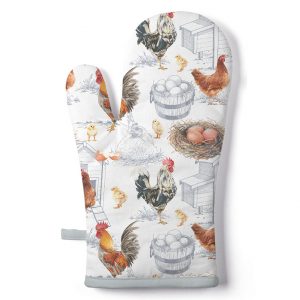 Oven Mitt - Chicken Farm