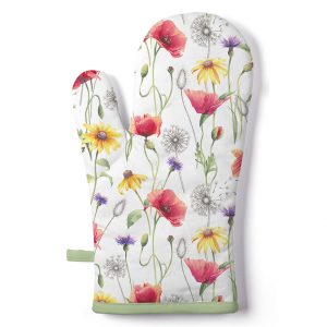 Oven Mitt - Poppy Meadow
