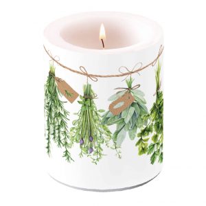 Candle LARGE - Fresh Herbs