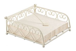 Napkin Holder LUNCH - Heart (CREAM)