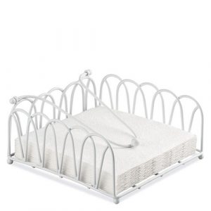 Napkin Holder LUNCH - Waves (WHITE)