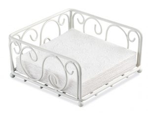 Napkin Holder COCKTAIL - Ornaments (CREAM)