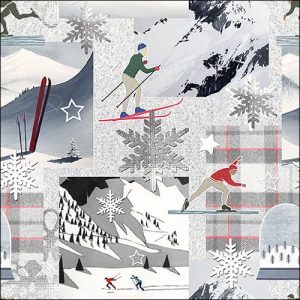 Lunch Napkin - Winter Sports