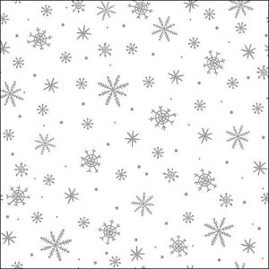Lunch Napkin - Crystals All Over Silver