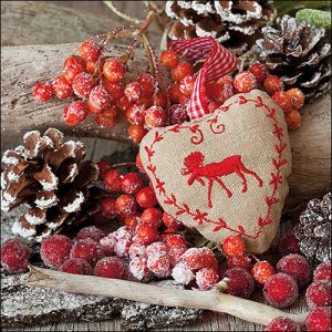 Lunch Napkin - Winter Scene