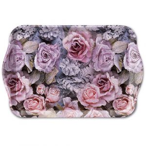 TRAY - Winter Roses (13 x 21cm)