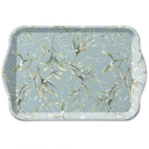 TRAY - Mistletoe All Over GREEN (13 x 21 cm)