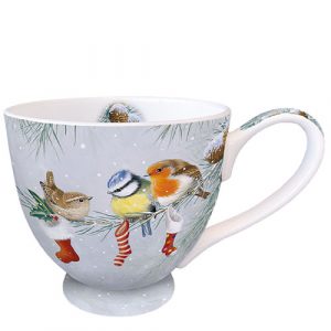 MUG (Fine Bone China) - Christmas Socks (450 mL)